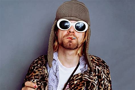 kurt cobain white sunglasses.